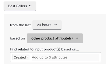 Screenshot of recipe rules restrictions