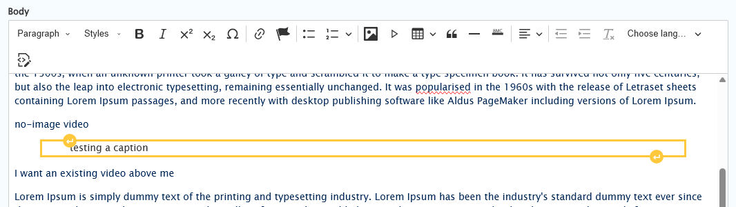 screenshot wysiwyg video without image