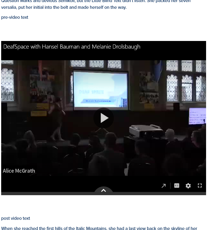 screenshot video display