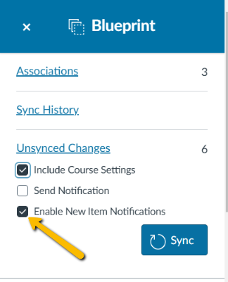 Screenshot of checked 