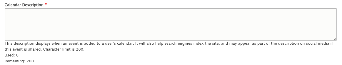 screenshot blurb field