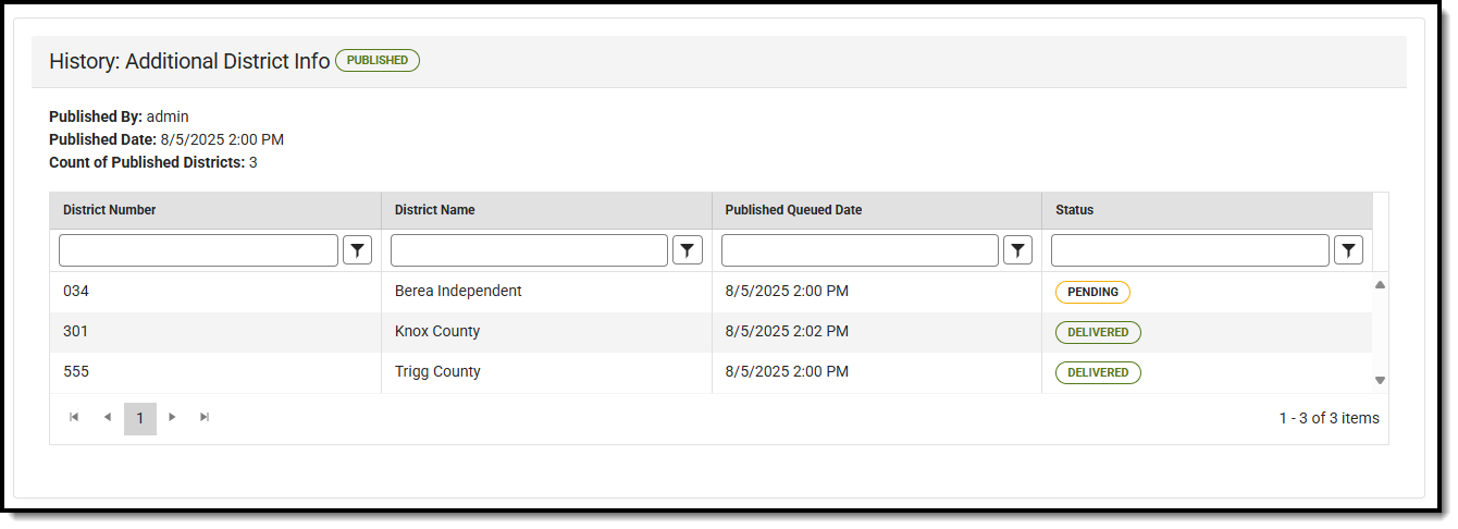 screenshot of the custom tool history editor