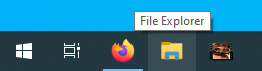 File Explorer from the taskbar.