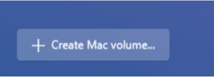 The Create Mac volume button in MacDrive