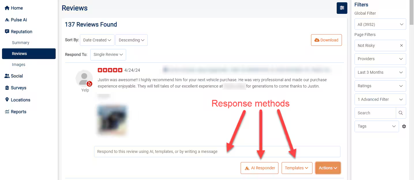 Determine how to respond
