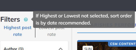 analtyics filter tooltip