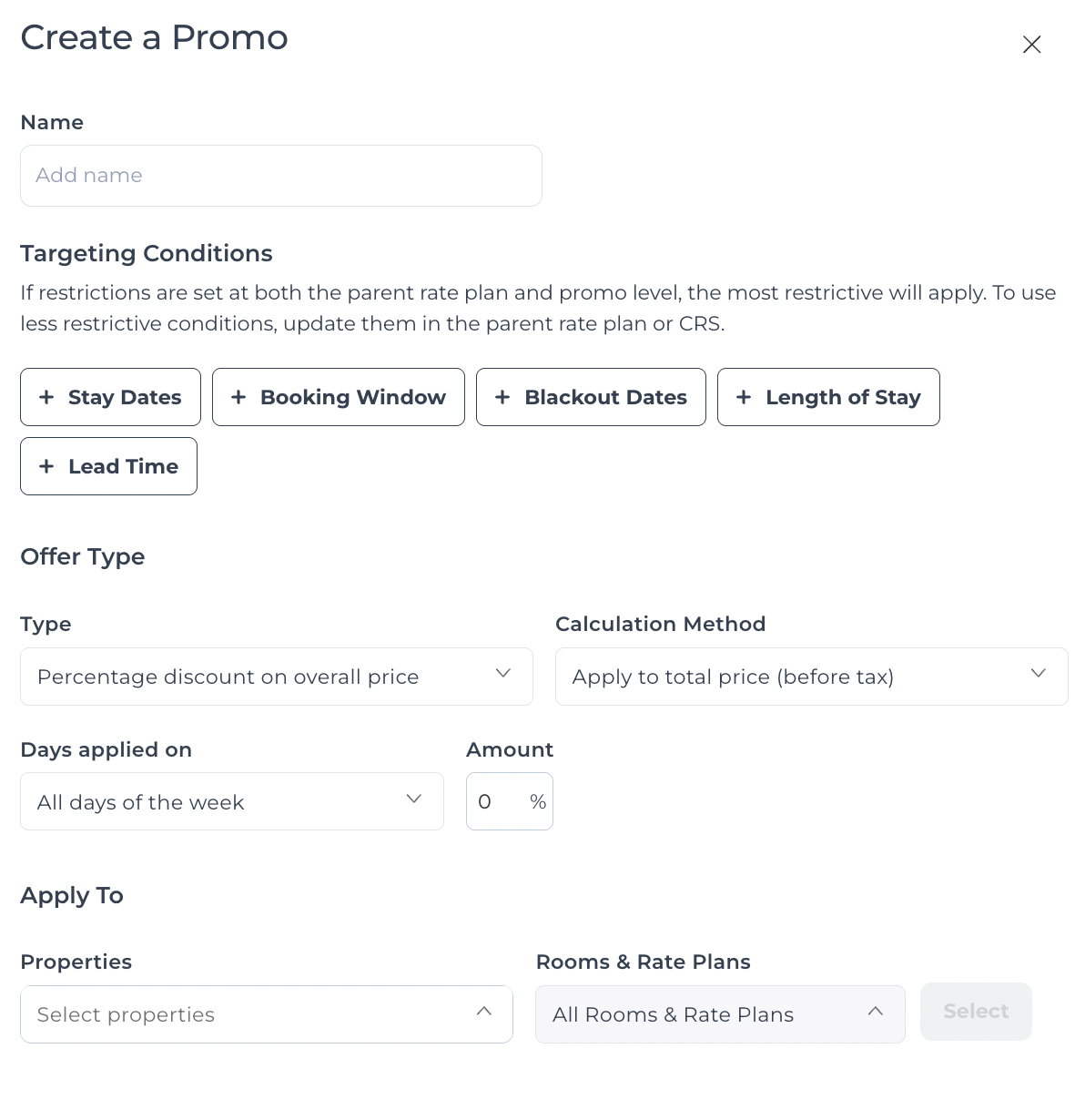 Targeting Conditions