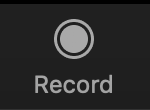 Record button from bottom toolbar. 