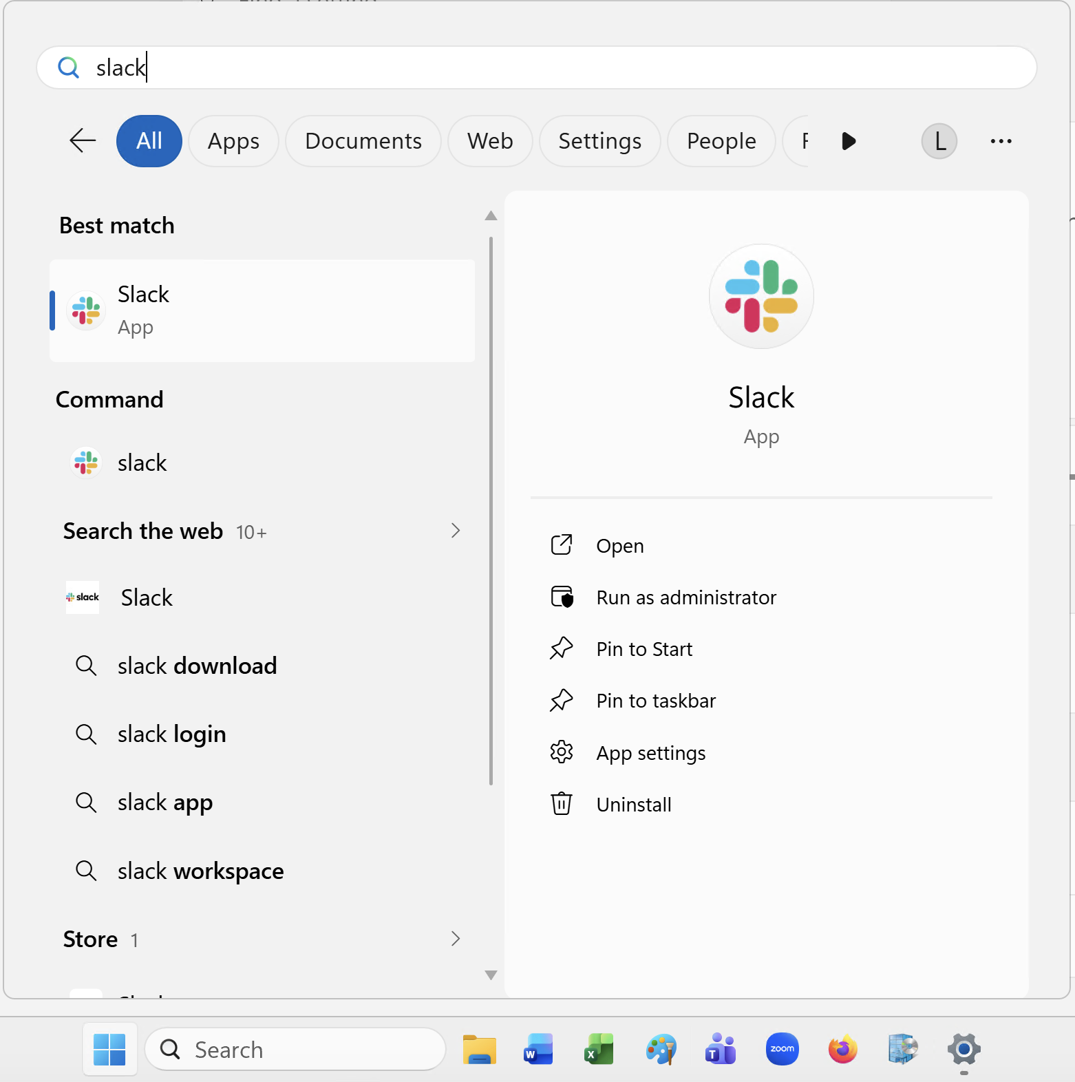 windows start menu application list